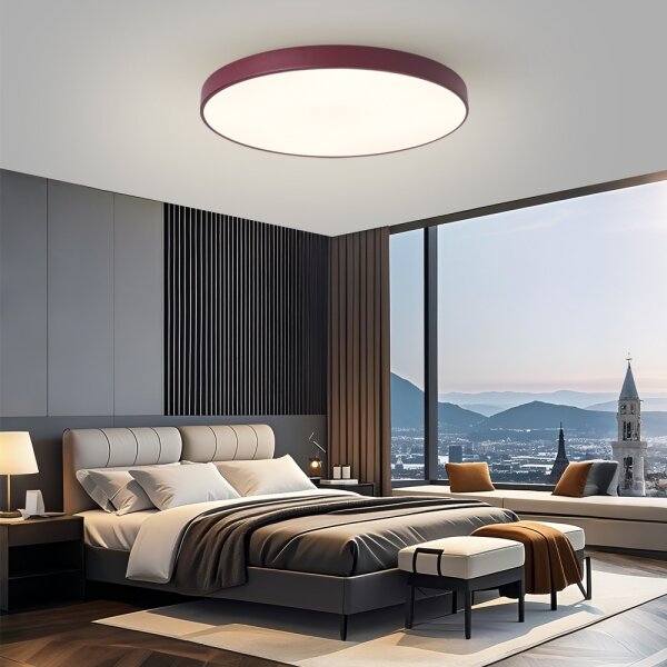 Brilagi - LED Stropné svietidlo POOL LED/100W/230V 3000/4000/6000K 80 cm bordové