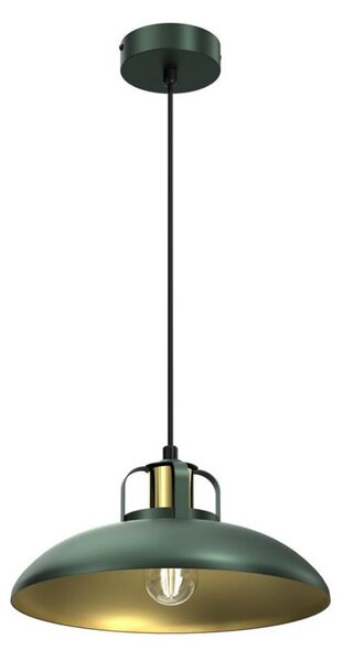 Luster na lanku FELIX 1xE27/60W/230V zelená