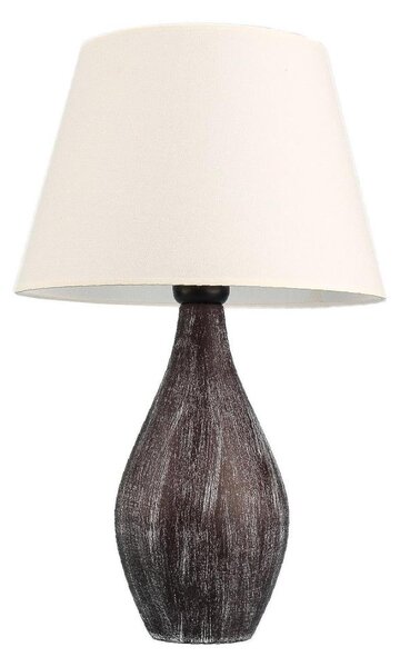 Stolná lampa RAMZES 1xE27/40W/230V biela/hnedá