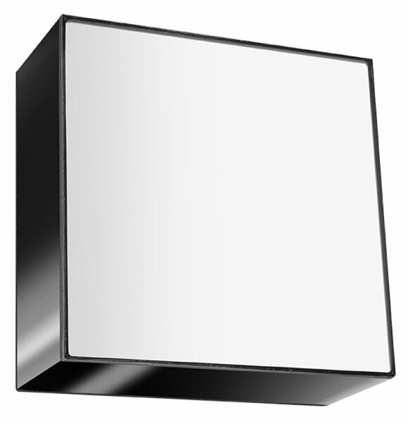Stropné svietidlo Horus, 1x čierne plastové tienidlo, (biely plast), (25 cm)
