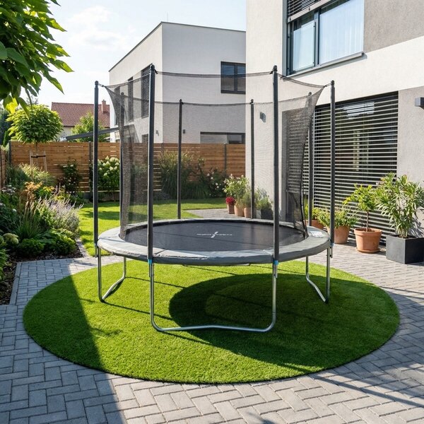 Europe Grass , Umelá tráva Botanic kruh, 100x100 (priemer) kruh, zelená, exteriér