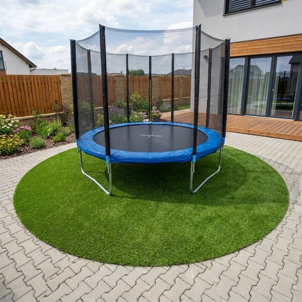 Europe Grass , Umelá tráva Botanic kruh, 100x100 (priemer) kruh, zelená, exteriér