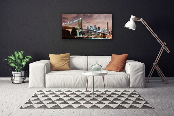 Obraz Canvas Most architektúra mesto 100x50 cm