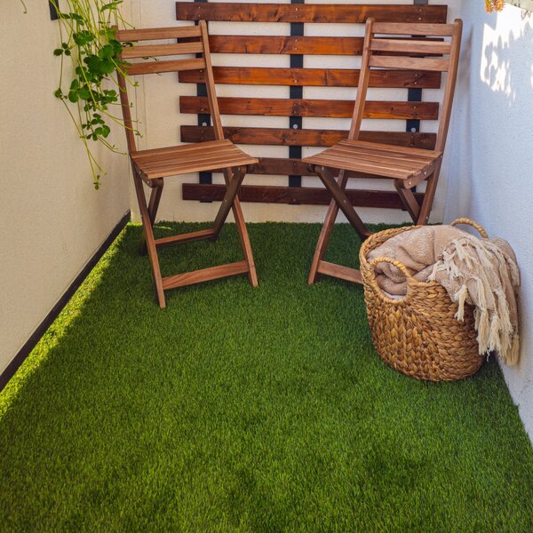 Europe Grass , Umelá tráva Rosalia, vyrezať kruh, šíře 4m, zelená