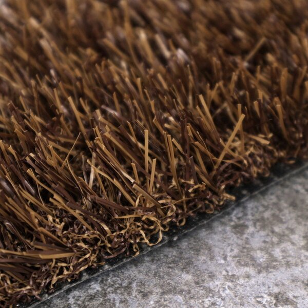 Europe Grass , Umelá tráva PartyGrass Brown, vyrezať kruh, šíře 4m, hnedá