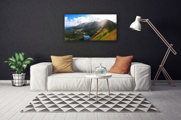Obraz Canvas Hory lúka príroda 100x50 cm