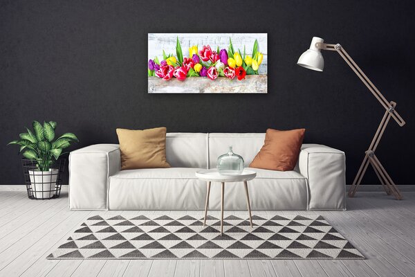 Obraz Canvas Tulipány kvety príroda 100x50 cm