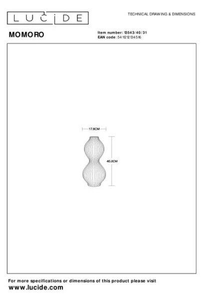 Lucide L135434031 stolná lampička MOMORO E14
