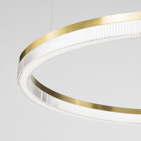 Ideal lux 364988 LED závesné stropné svietidlo CROWN | 31W integrovaný LED zdroj | 2400lm | 3000K | sťahovacie | na lanku | biela