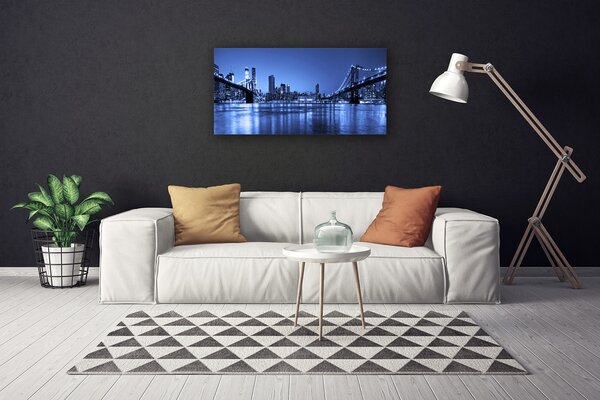 Obraz Canvas Mesto most architektúra 100x50 cm
