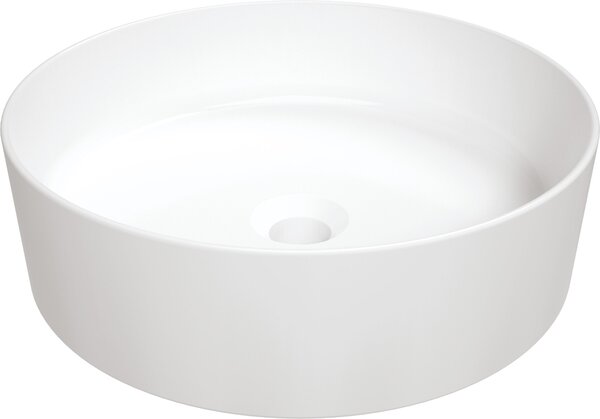 Deante Round umývadlo 40x40 cm okrúhly pultové umývadlo biela CGR_6U4S