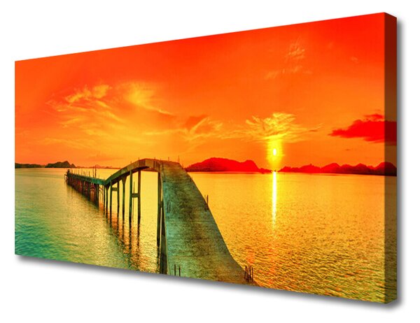 Obraz Canvas Most more architektúra 100x50 cm