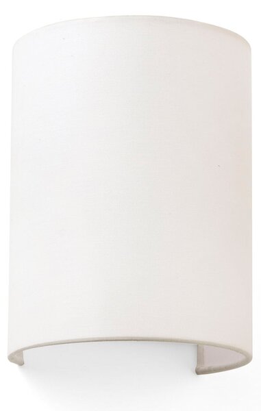 Nástenné Svietidlo FARO BARCELONA, Cotton, stmievateľné, Béžová, Obývacia izba, Tkanina / Textil, Moderný