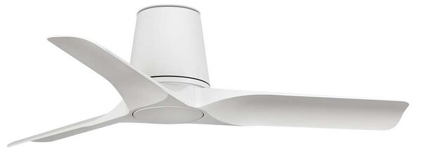 Stropný ventilátor Hey S, biely, s jednosmerným motorom, tichý, Ø 90 cm – Faro FARO BARCELONA, Hey S, Biela, Obývacia izba, Plast, Moderný