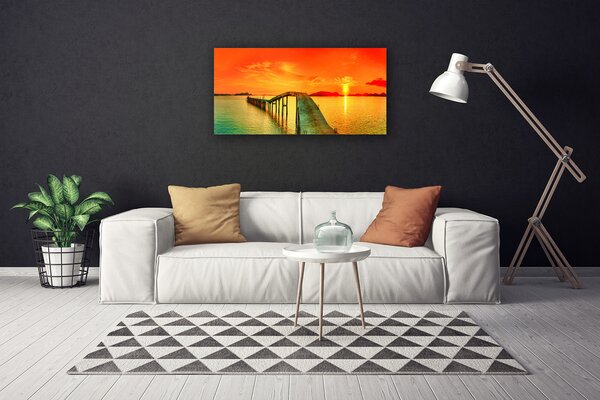 Obraz Canvas Most more architektúra 100x50 cm