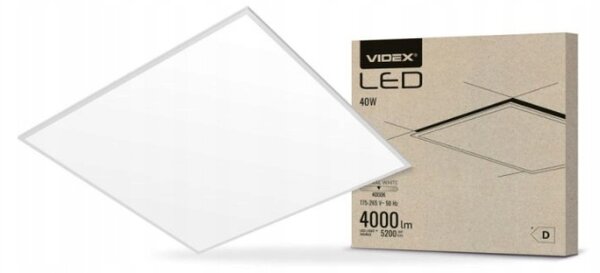 LED panel 60x60 40W VIDEX - neutrální bílá