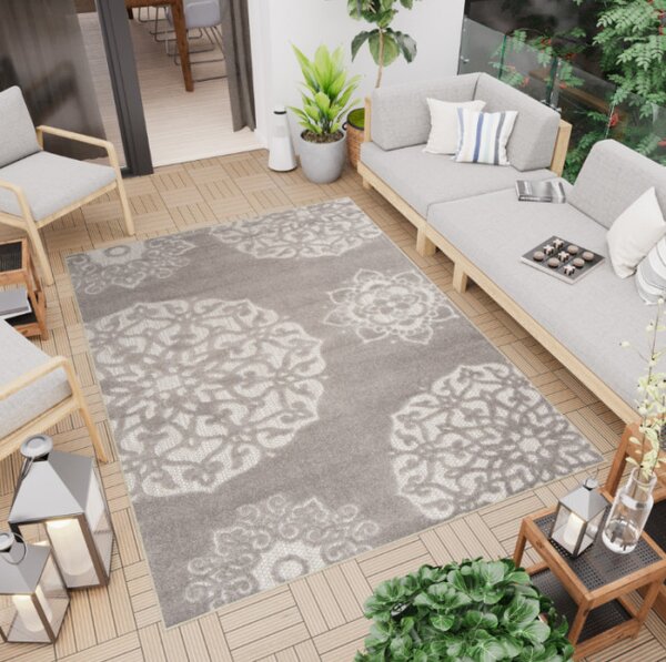 Koberec PATIO FGA EC97B sivý