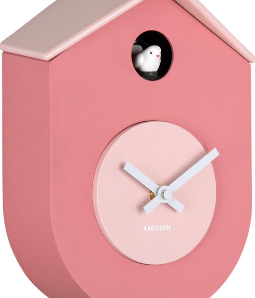NÁSTENNÉ HODINY pink Karlsson - Hodiny, Online Only