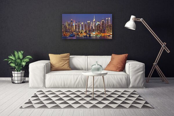Obraz Canvas Měesto domy mrakodrapy 100x50 cm