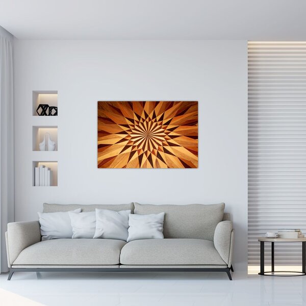 Obraz - Drevená koláž (90x60 cm)