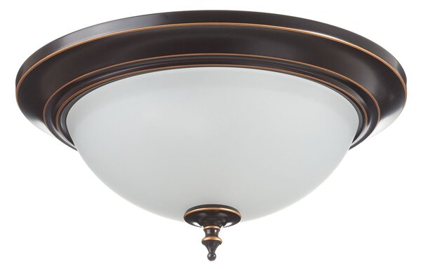 Stropné Lampa Westinghouse, Harwell, stmievateľné, Bronzová / Stará Mosadz, Obývacia izba, Kov, Starožitný