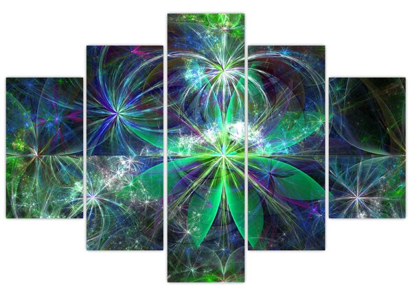 Obraz - Abstraktné geometrické tvary (150x105 cm)
