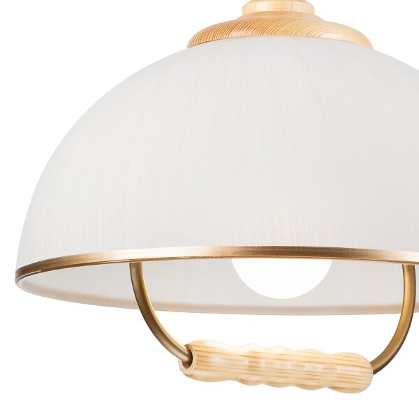 Sťahovací luster RAMONA 1xE27/60W/230V béžová/svetlohnedá