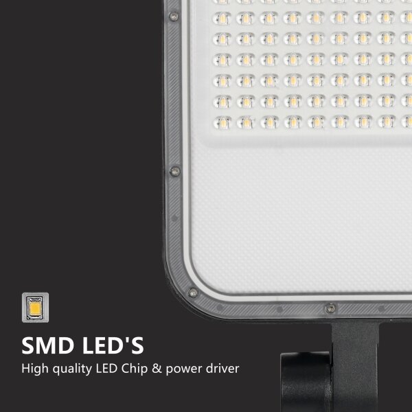 Brilagi-LED Vonkajšie svietidlo so stĺpom a 3 m káblom URBANLIGHT LED/100W/230V čierne IP65