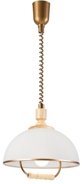 Sťahovací luster RAMONA 1xE27/60W/230V béžová/svetlohnedá