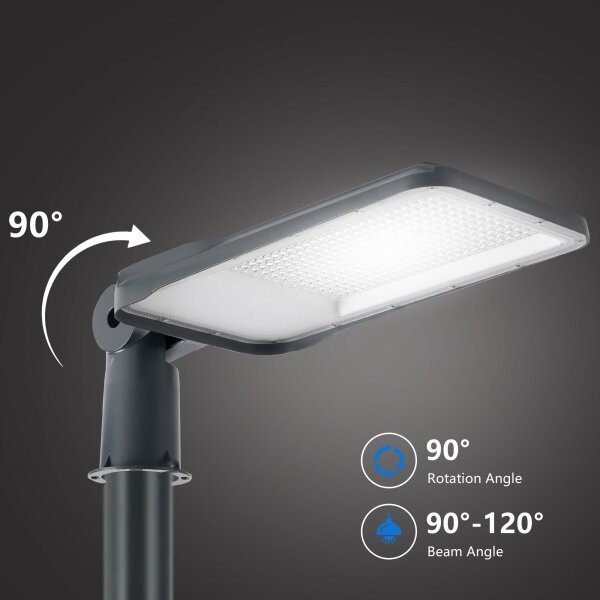 Brilagi-LED vonkajšia lampa so stĺpom a káblom 5 m URBANLIGHT LED/200W/230V antracit IP65