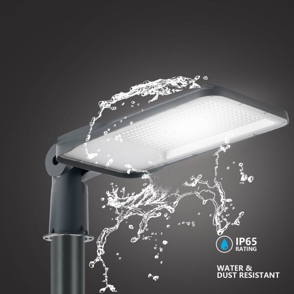 Brilagi-LED vonkajšia lampa so stĺpom a káblom 5 m URBANLIGHT LED/200W/230V antracit IP65