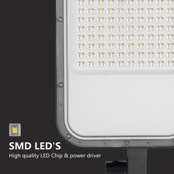 Brilagi-LED Vonkajšia lampa so stĺpom a kl. 4 m URBANLIGHT LED/100W/230V čierna IP65