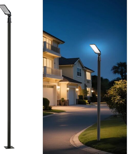 Brilagi -LED Vonkajšie svietidlo so stĺpom a káblom 3 m URBANLIGHT LED/50W/230V čierna IP65