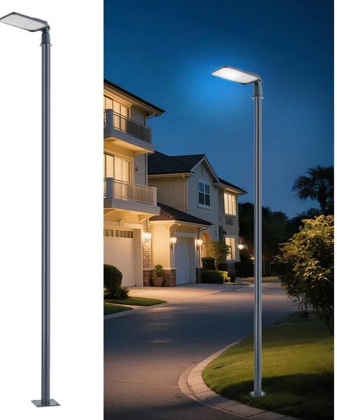 Brilagi-LED Vonkajšie svietidlo so stĺpom a 4 m káblom URBANLIGHT LED/100W/230V antracit IP65