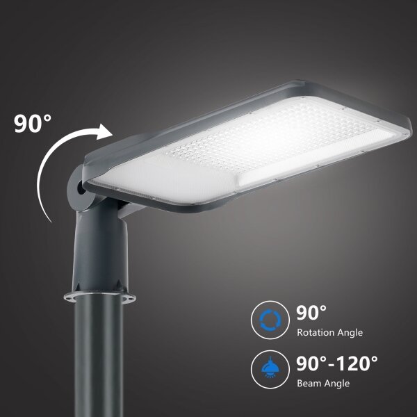Brilagi-LED Vonkajšie svietidlo so stĺpom a 4 m káblom URBANLIGHT LED/200W/230V antracit IP65