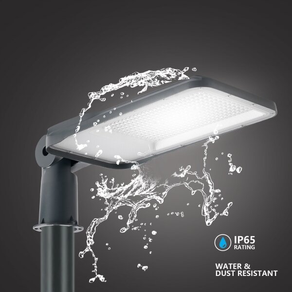 Brilagi-LED Vonkajšie svietidlo so stĺpom a 4 m káblom URBANLIGHT LED/200W/230V antracit IP65