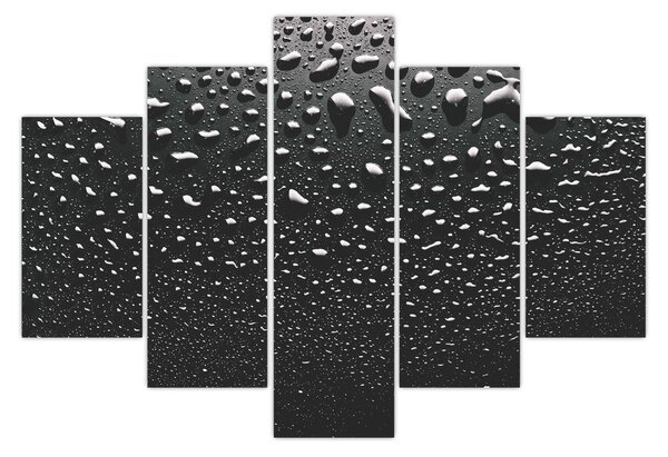 Obraz kvapiek vody (150x105 cm)