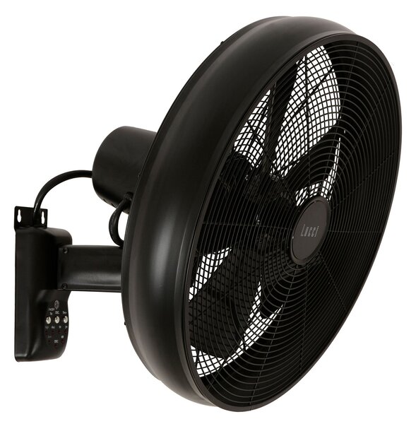 Nástenný ventilátor Breeze, čierny, Ø 41 cm, tichý – Beacon Beacon Lighting, Breeze, Čierna, Obývacia izba, Plast