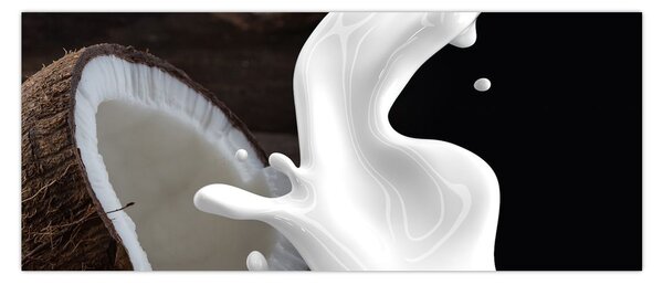 Obraz - kokosové mlieko (120x50 cm)
