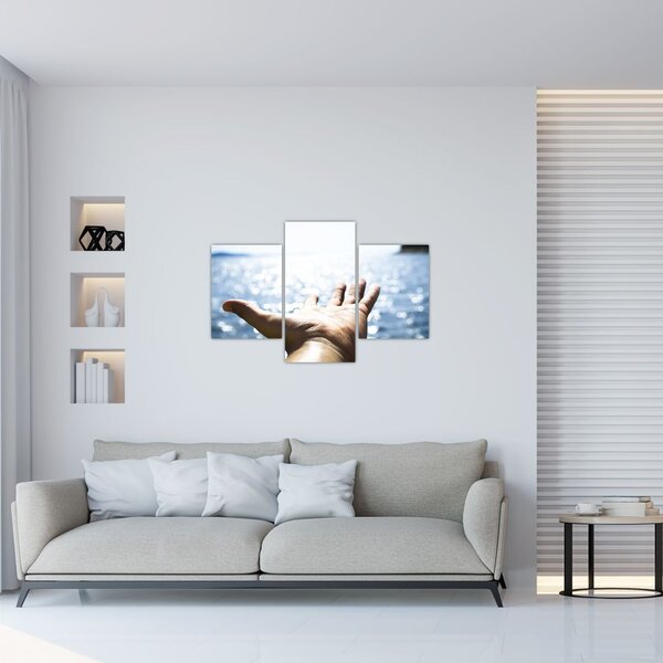 Obraz otvorenej dlane (90x60 cm)