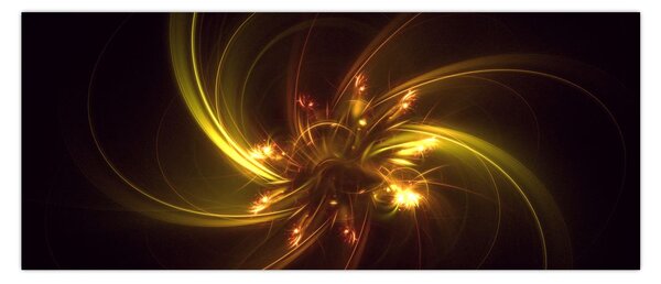 Obraz - abstrakcia vrtuľky (120x50 cm)