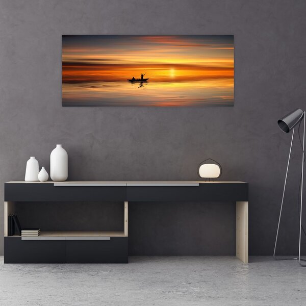 Obraz - plavba na loďke (120x50 cm)