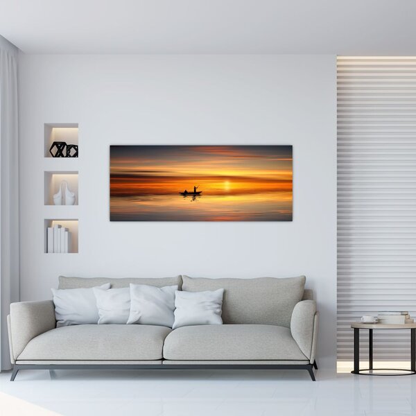 Obraz - plavba na loďke (120x50 cm)