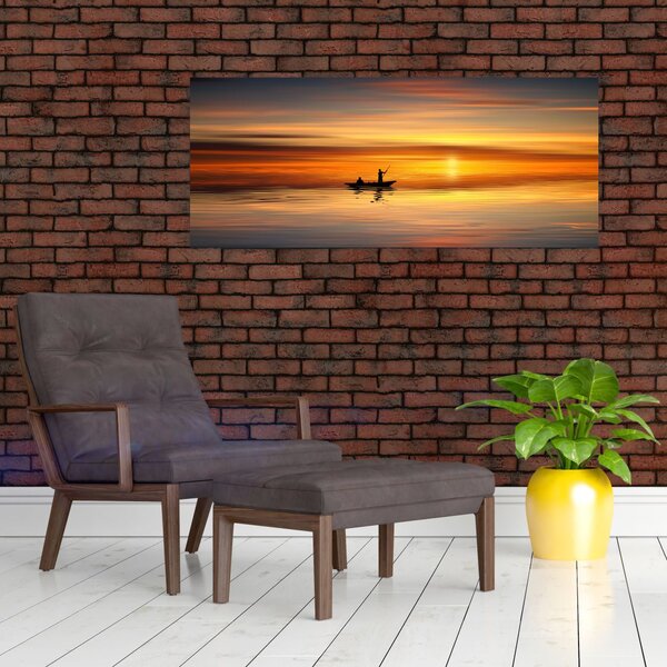Obraz - plavba na loďke (120x50 cm)