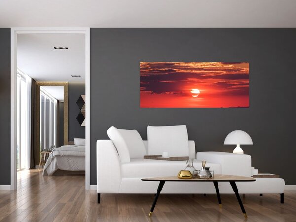 Obraz farebného slnka (120x50 cm)