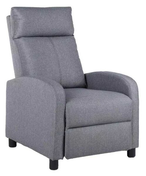 LuxuryForm DESIGN Televízne kreslo RUFO s polohovaním - šedé