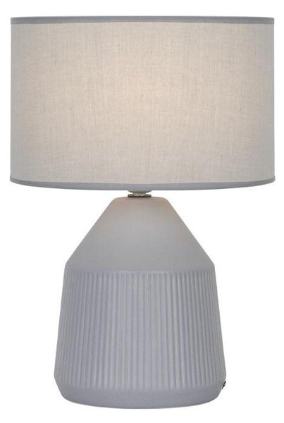Stolná lampa DOLLY 1xE27/25W/230V sivá