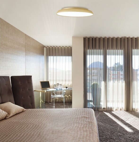 LED stropné svietidlo ART LED/21W/230V zlaté
