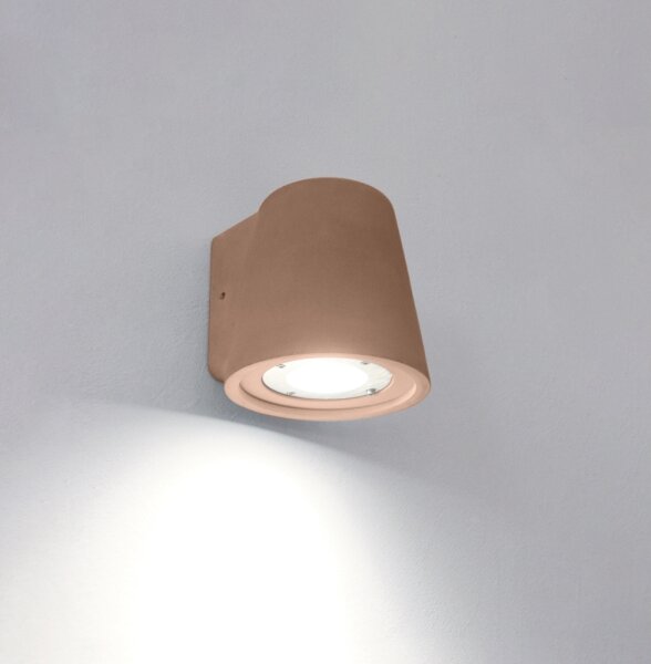 Nástenné svietidlo KIARA 1xGU10/10W/230V hnedé