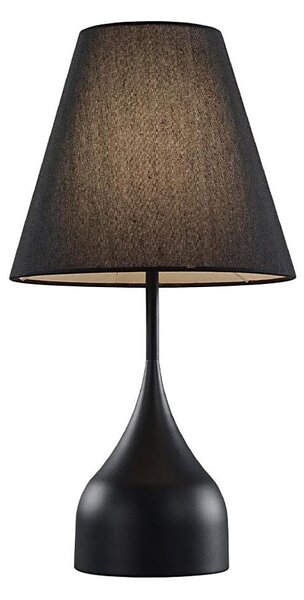 Stolná lampa MATINA 1xE27/40W/230V čierna